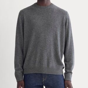 Everlane Cashmere Crew Sweater | Men’s XL | Charcoal Gray Winter Classic